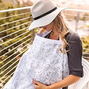 Bebe au Lait Premium Cotton Nursing Cover, Lightwe
